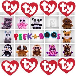 TY Peek-A-Boo Plush Phone Holder
